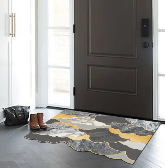 Abstract Design Front Door Entry Mat