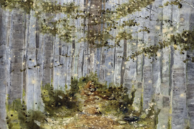 Mossy Passage Wall Art