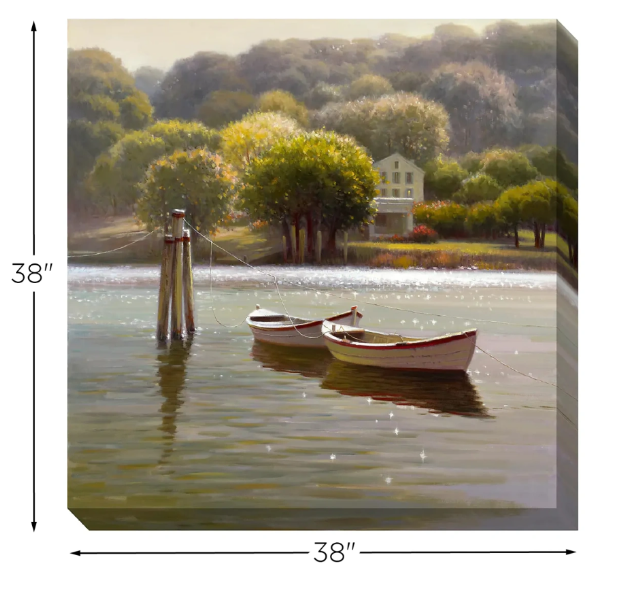 Sparkle in the Water Canvas Wall Art