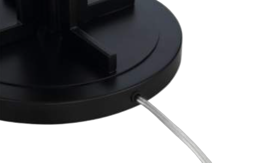 Madrid Sculpted Floor Lamp Matte Black with Architectural Detailing