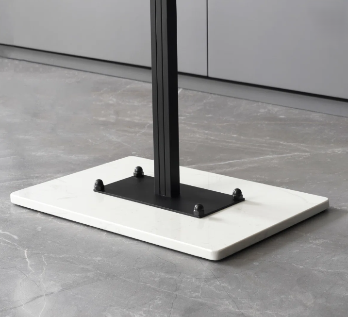 Architectural Coat Rack with Marble Base