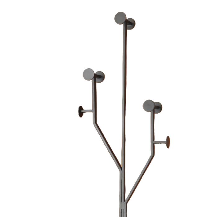 Architectural Coat Rack with Marble Base